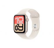Apple Watch SE 3 GPS 40mm (MEH34MP/A) Csillagfény alumínium tok, csillagfény sportszíj S/M