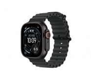 Apple Watch Ultra 3 GPS + Cellular 49mm-es fekete titántok, fekete Óceán szíj (MF0J4QH/A)