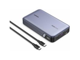 UGREEN PB720 powerbank 20000mAh, USB + 2x USB-C, 100W PD (szürke) (25188)