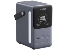UGREEN PB770 powerbank, 48000mAh, 2x USB + 4x USB-C, 300W (szürke) (25286)