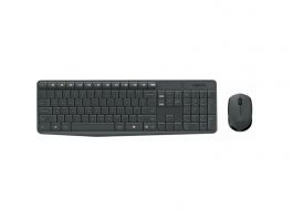 LOGITECH Billentyűzet + egér - MK235 Vezeték Nélküli Combo, DE