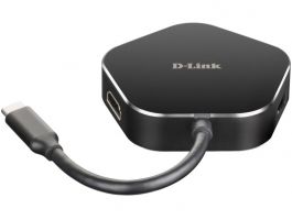 D-Link 4-in-1 3 portos USB Hub + HDMI (DUB-M420)