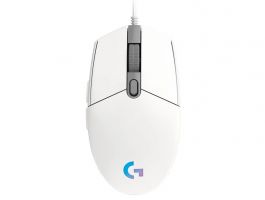 Logitech G102 gamer egér (910-005824) fehér