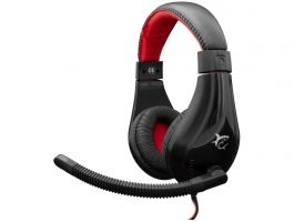 White Shark Serval Gamer Headset (GH-2040) Fekete/Piros