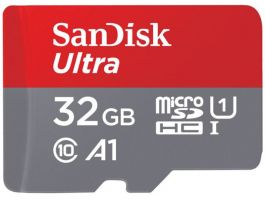 SanDisk MicroSDHC Ultra 32GB C10/A1/UHS-I Memóriakártya (186503)