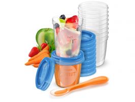 Philips Avent SCF721/20 Etető szett 10 x 180ml + 10 x 240ml VIA poharak etetőkanállal