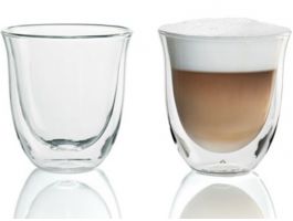 DeLonghi DLCS311 Cappuccino Duplafalú Hőálló Pohárszett 270 ml 2 db