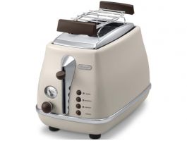 DeLonghi Iconia Vintage CTOV2103.BG Kenyérpirító, bézs