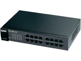 Zyxel GS1100-16-EU0103F 16 Portos Fémházas Rackes Switch