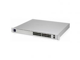 UBiQUiTi UniFi 24x1000Mbps + 2x1000Mbps SFP, Menedzselhető, Rackes Switch (USW-24)