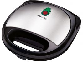 Sencor SSM 4300SS szendvicssütő, inox-fekete