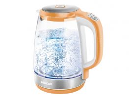 Sencor SWK 2193OR Üveg vízforraló hőmérsékletszabályozóval, 2L, narancs
