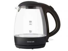 Sencor SWK 2300BK üveg vízforraló 1,2L, fekete