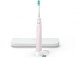 Sonicare S3100 HX3673/11 elektromos fogkefe, rózsaszín utazótokkal
