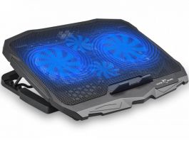 White Shark CP-25 ICE WARIOR 17,3" Gaming Notebook Hűtőpad Fekete