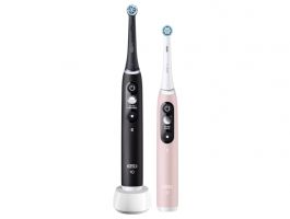 Oral-B iO Series 6 DuoPack elektromos fogkefe csomag, Black+ Pink (10PO010319)