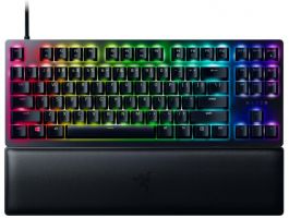 Razer Huntsman V2 Tenkeyless Clicky Optical (purple) gamer billentyűzet, US-angol (RZ03-03940300-R3M1) fekete