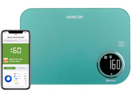 Sencor SKS 7070GG Okos konyhai mérleg Bluetooth (41008920) Türkiz