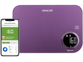 Sencor SKS 7073VT Okos konyhai mérleg Bluetooth (41008942) Lila