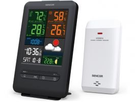 Sencor SWS 7300 meteorológiai állomás (35053972) Fekete