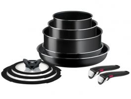 Tefal Ingenio Easy Cook & Clean serpenyő szett, 10 db-os (L1539053)