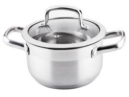 Lamart Prestige LTSS1810 fazék fedővel, 2,6 liter (42000341) ezüst