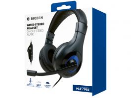 Nacon PS4/PS5 Stereo Gaming Headset V1 (3665962006339) Fekete