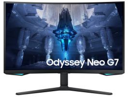 SAMSUNG Odyssey Neo G7 G75NB 32" UHD VA 165Hz Ívelt Gaming monitor (LS32BG750NPXEN)