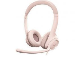 LOGITECH H390 USB Mikrofonos Fejhallgató (981-001281) Rózsaszín