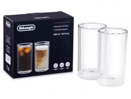 DeLonghi Double Wall Cold Brew Glass Large üvegpohár 2db-os, 300ml (DLSC325)