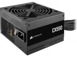 CORSAIR CX Series CX550, 550W, 12cm, 80 PLUS Bronze Tápegység (CP-9020277-EU)