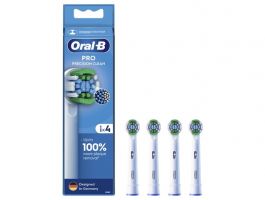 Oral-B EB20-4 Pro Precision Clean, fogkefe pótfej, 4db, fehér