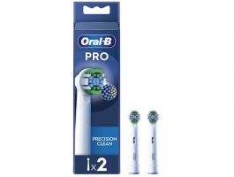 Oral-B EB20-2 Pro Precision Clean, fogkefe pótfej, 2db, fehér