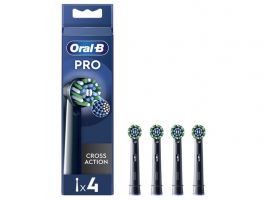 Oral-B EB50BK-4 Pro Cross Action fogkefe pótfej, 4db, fekete