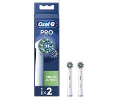 Oral-B EB50-8 Pro Cross Action fogkefe pótfej, 2db, fehér (10PO010441)