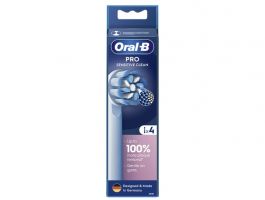 Oral-B EB60-4Pro Sensitive Clean, fogkefe pótfej, 4db, fehér