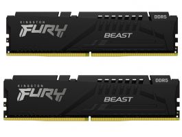 Kingston FURY Beast Black - 16GB DDR5 6000MHz CL36 (Kit of 2) memória (KF560C36BBEK2-16)