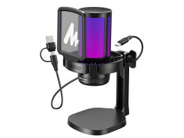 MAONO DGM20 USB Streamer/Gamer mikrofon RGB - fekete