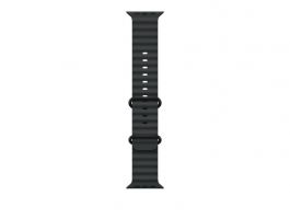 Apple Watch Accessory (MYPD3ZM/A) - 49mm Band:  Black Ocean Band - Black Titanium Finish