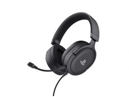 TRUST GXT498 FORTA PC/PS5 vezetékes fejhallgató mikrofonnal, fekete