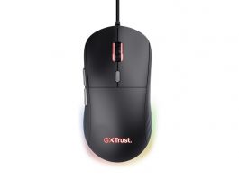 TRUST GXT925 REDEX II ultra könnyű vezetékes optikai egér, RGB, fekete