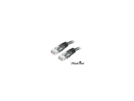 BLACKBIRD Kábel Patch UTP CAT.5E 10m, Fekete (BH1572)