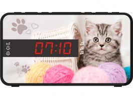 Bigben Kids Animals ébresztőóra cserélhető előlappal