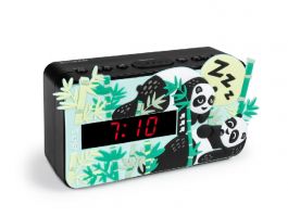 Bigben Kids Panda ébresztőóra cserélhető előlappal