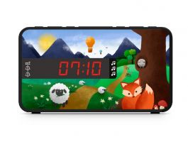 Bigben Kids Stories Dual ébresztőóra cserélhető előlappal