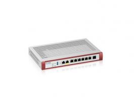 ZYXEL Tűzfal 7x1-GbE port + 1xPOE+ 1xUSB 3.0 + 1xkonzol port + 1 év Security Bundle, USGFLEX100HP-EU0102F