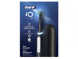 Oral-B iO3 Series elektromos fogkefe, fekete + útitok (10PO010464)