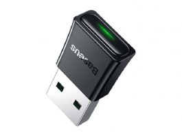 BASEUS bluetooth adapter (USB, v5.3, mini) FEKETE