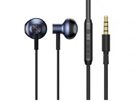 BASEUS ENCOK H19 fülhallgató SZTEREO (3.5mm jack, mikrofon, felvevő gomb, hangerőszabályzó) FEKETE