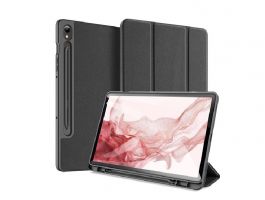 DUX DUCIS DOMO [Samsung Galaxy Tab S9] aktív, oldalra nyíló tok FEKETE